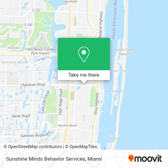 Sunshine Minds Behavior Services map