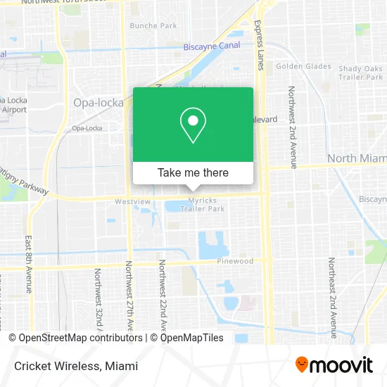Cricket Wireless map