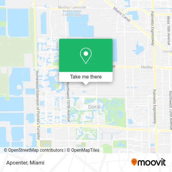 Apcenter map
