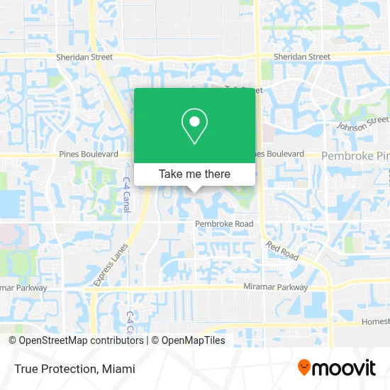 True Protection map