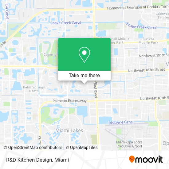 R&D Kitchen Design map