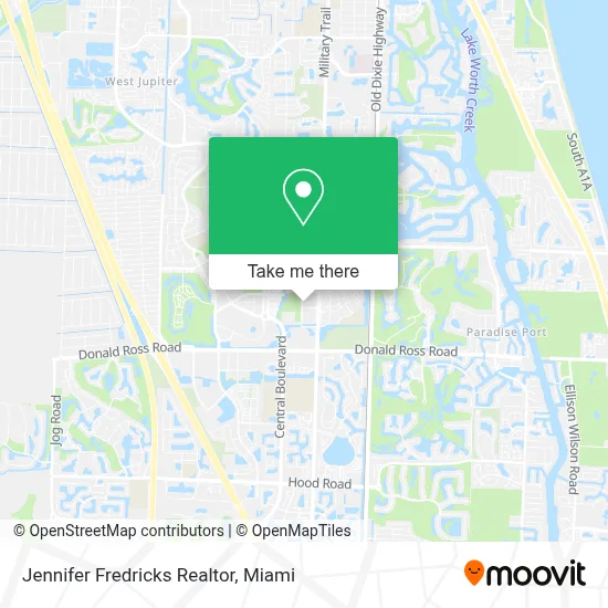 Jennifer Fredricks Realtor map