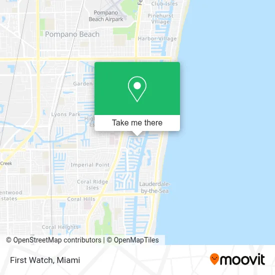First Watch map
