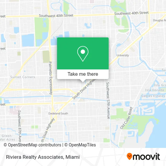 Riviera Realty Associates map