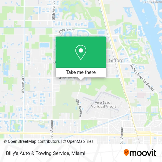 Billy's Auto & Towing Service map