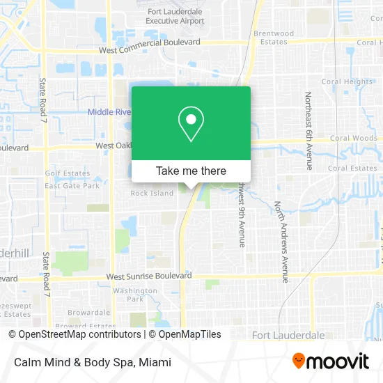 Calm Mind & Body Spa map