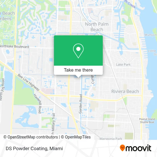 DS Powder Coating map