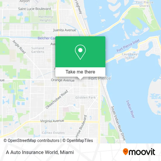 A Auto Insurance World map