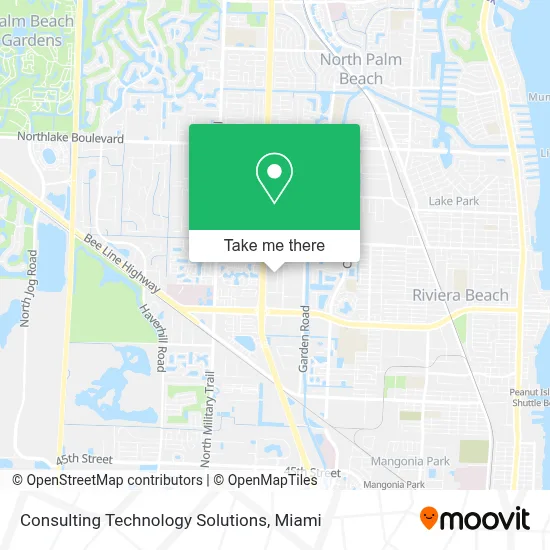 Consulting Technology Solutions map