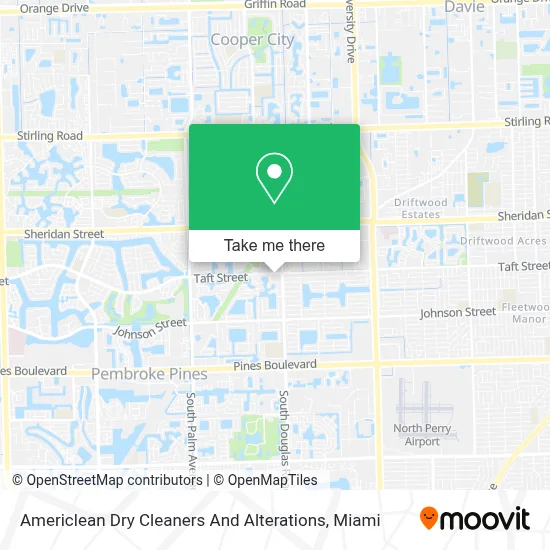 Americlean Dry Cleaners And Alterations map