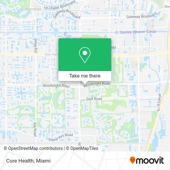 Core Health map