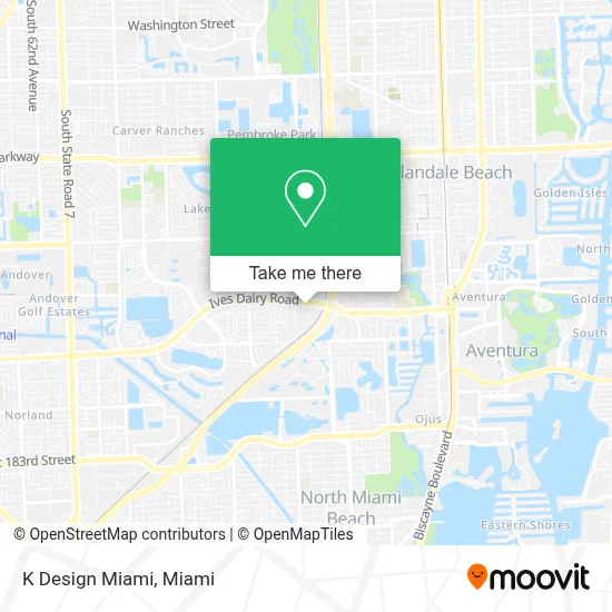 K Design Miami map