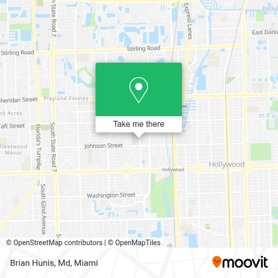 Brian Hunis, Md map