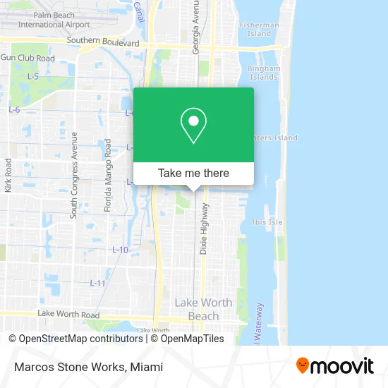 Marcos Stone Works map