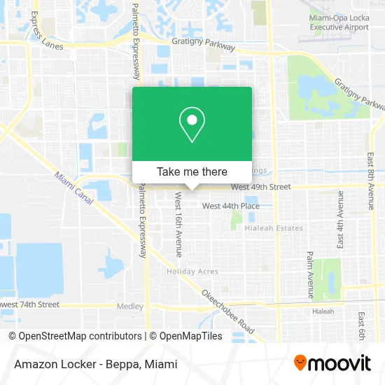 Amazon Locker - Beppa map