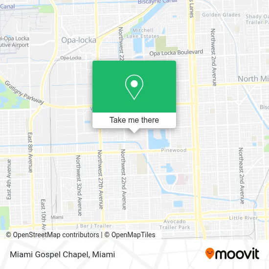 Miami Gospel Chapel map