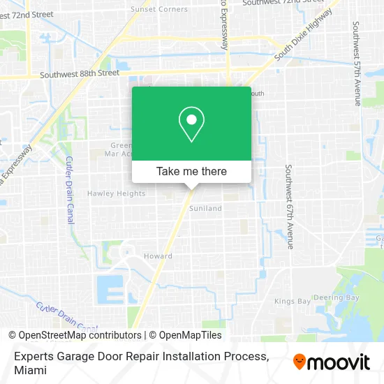 Experts Garage Door Repair Installation Process map