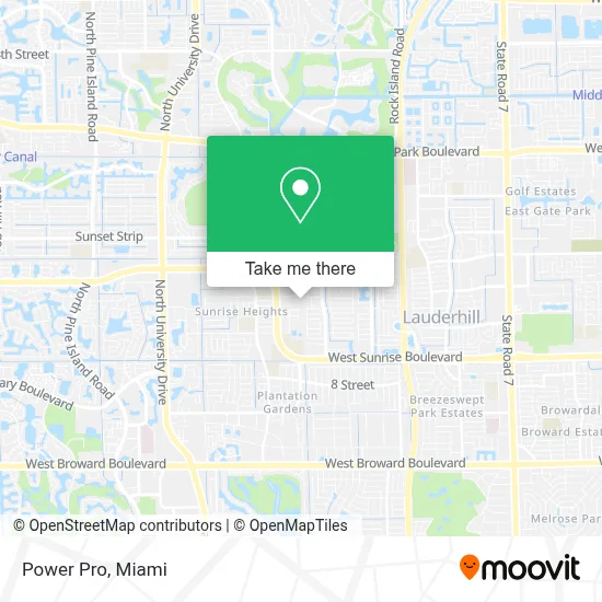 Power Pro map