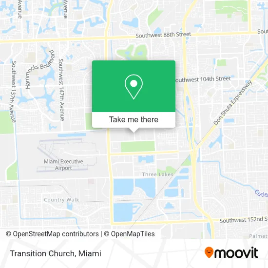 Transition Church map