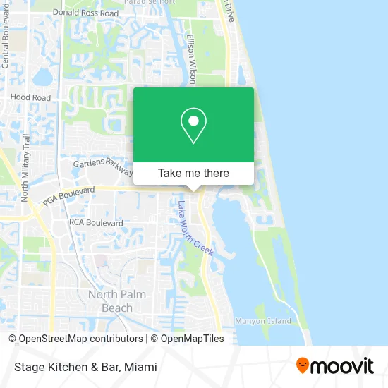 Stage Kitchen & Bar map