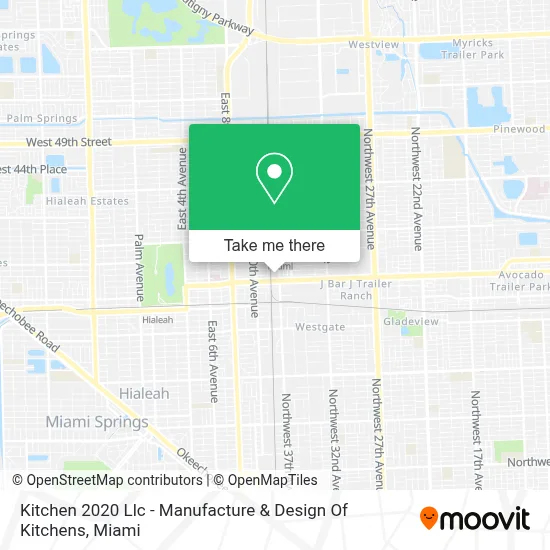 Kitchen 2020 Llc - Manufacture & Design Of Kitchens map