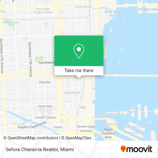 Sefora Chavarria Realtor map
