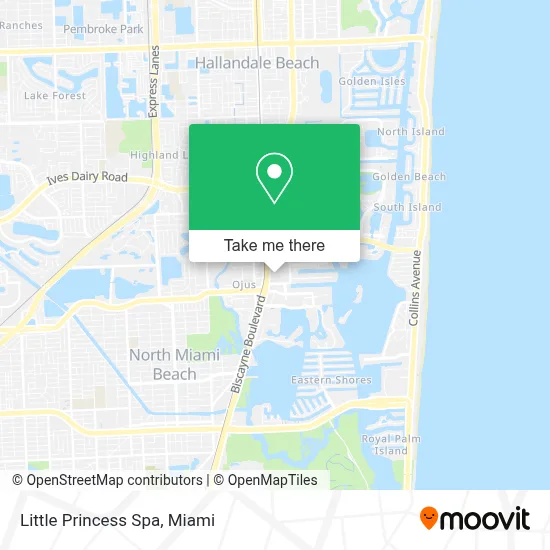 Little Princess Spa map