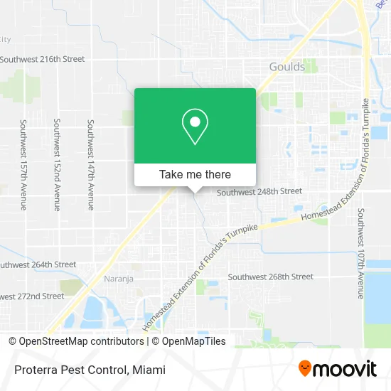 Proterra Pest Control map