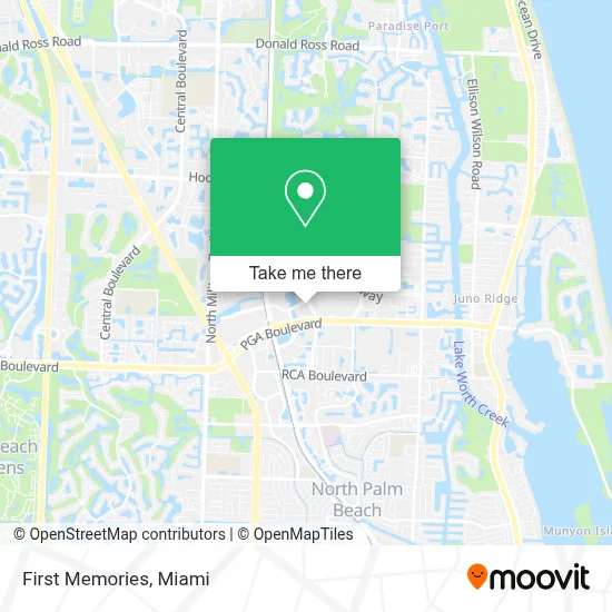 First Memories map