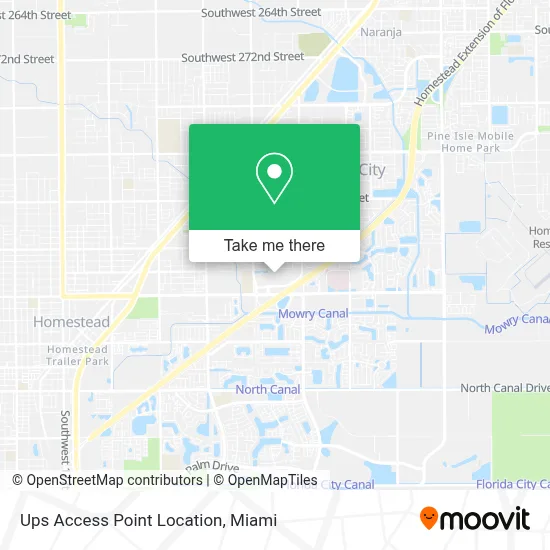 Ups Access Point Location map