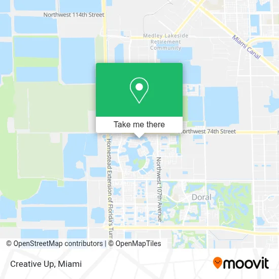 Creative Up map