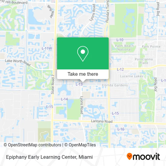 Epiphany Early Learning Center map