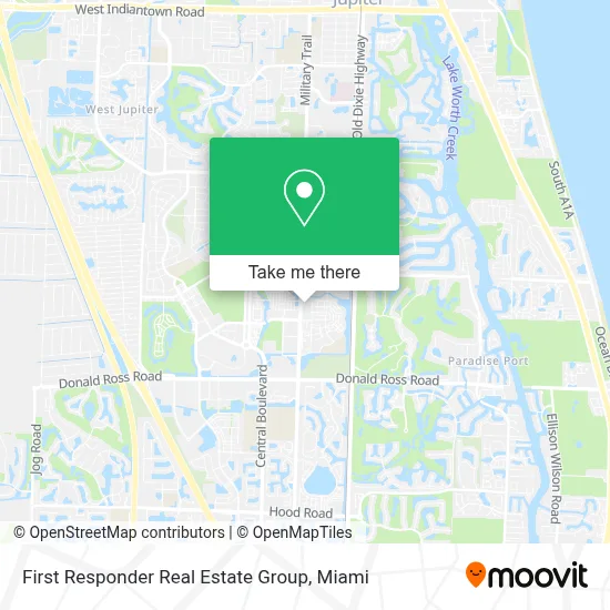 First Responder Real Estate Group map