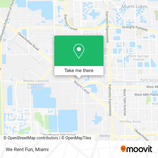 We Rent Fun map