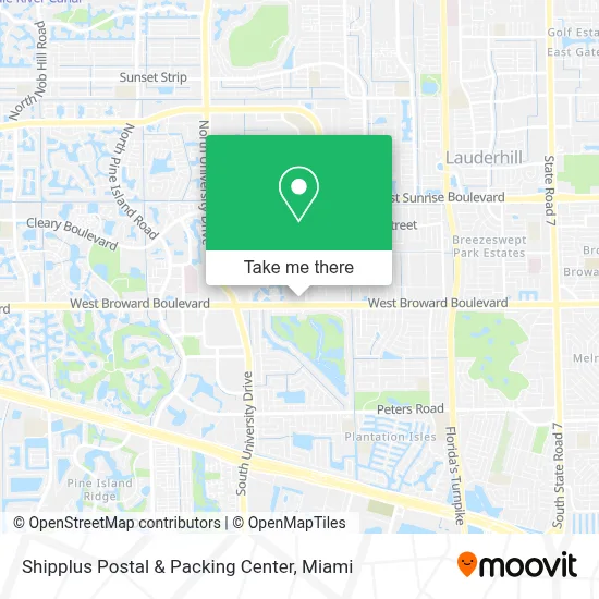 Shipplus Postal & Packing Center map