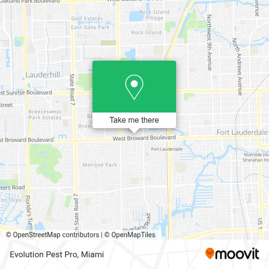 Evolution Pest Pro map