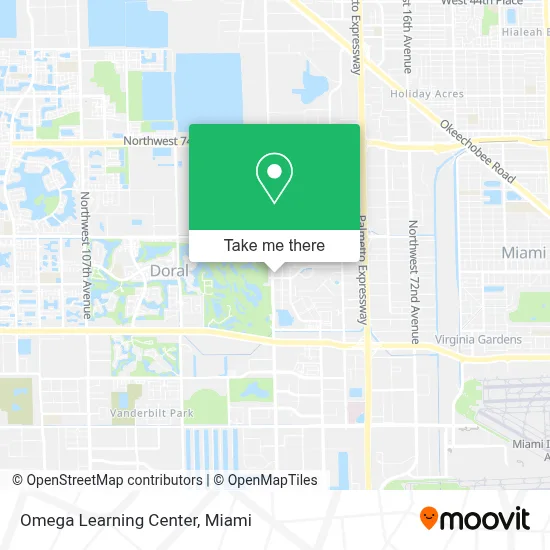 Omega Learning Center map
