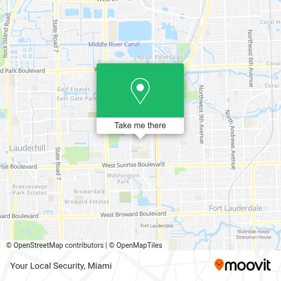 Your Local Security map