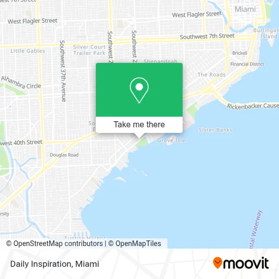 Daily Inspiration map