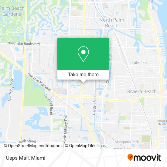 Usps Mail map