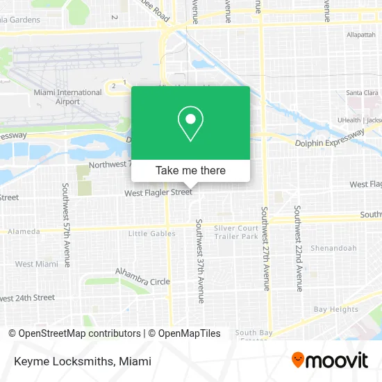 Keyme Locksmiths map
