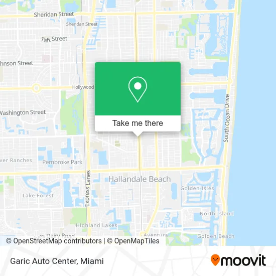 Garic Auto Center map