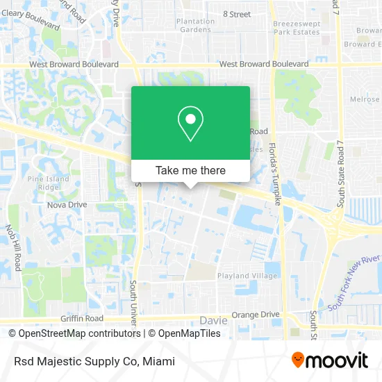 Rsd Majestic Supply Co map