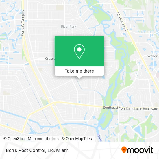 Ben's Pest Control, Llc map