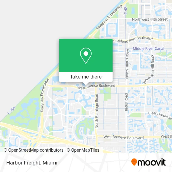 Harbor Freight map