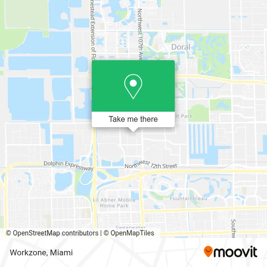 Workzone map