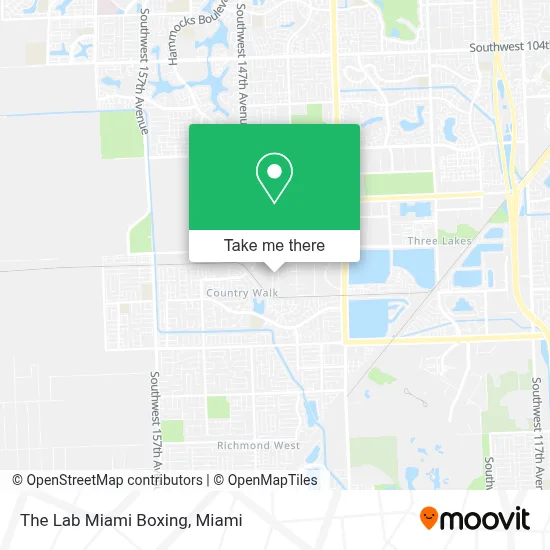 The Lab Miami Boxing map