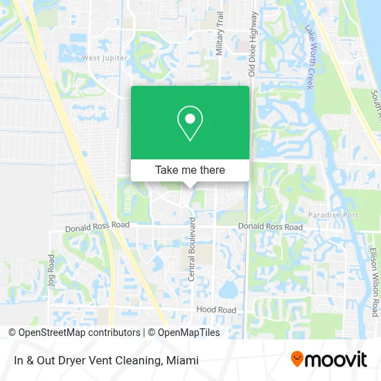 In & Out Dryer Vent Cleaning map