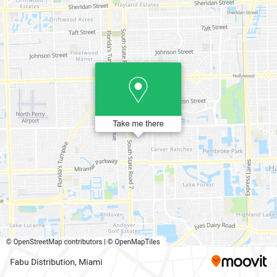 Fabu Distribution map