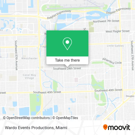 Wardo Events Productions map